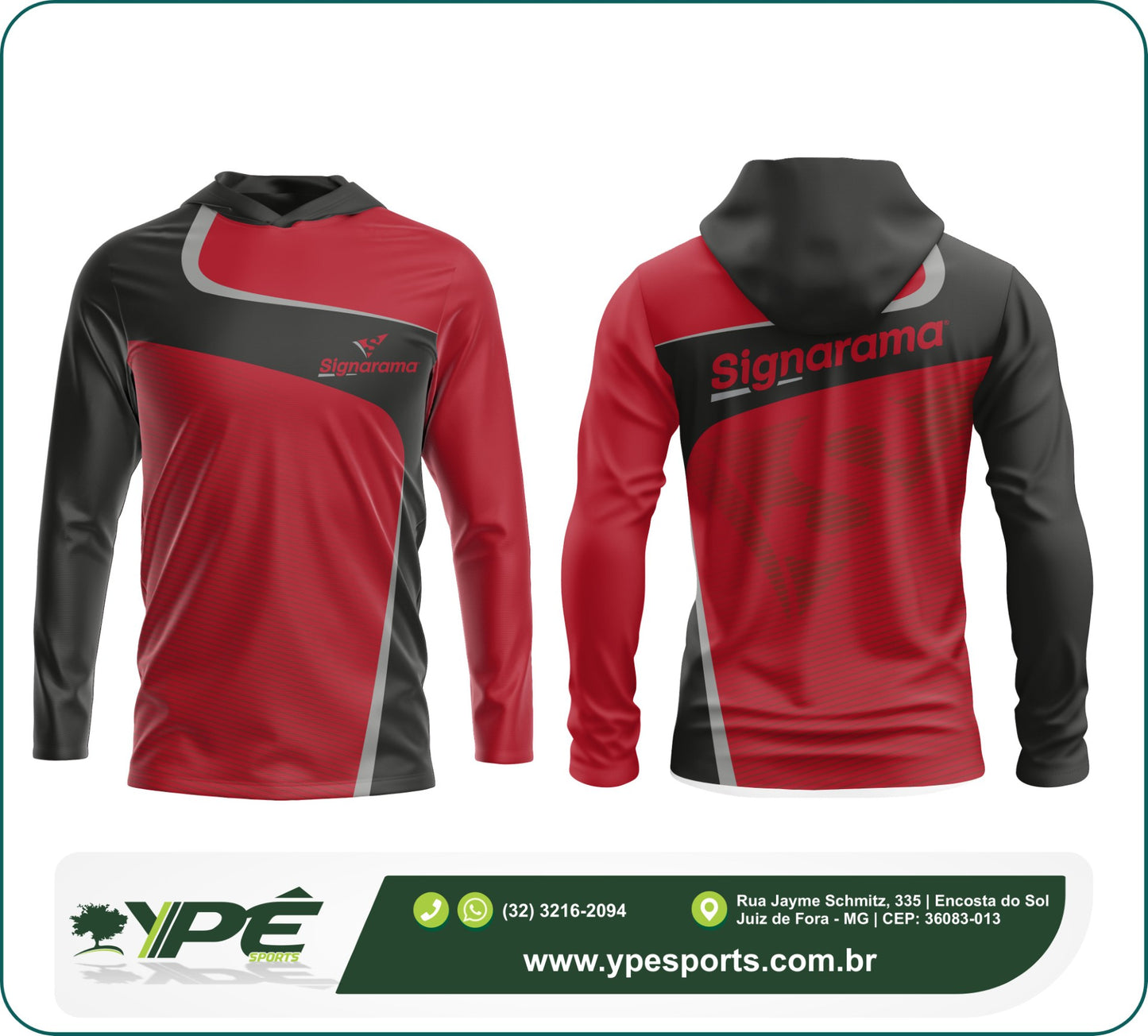 V2 LONG SLEEVE HOODED
