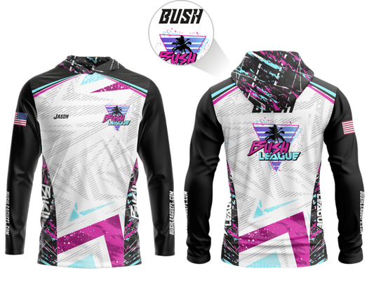 WHITE LONG SLEEVE VENTED